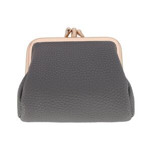 Julia Buxton Women's Premium Faux Leather Triple Frame Coin Purse Wallet